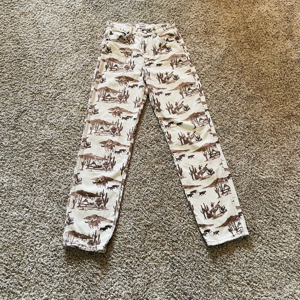 Reformation Sonora Cowgirl Print Women's Jeans